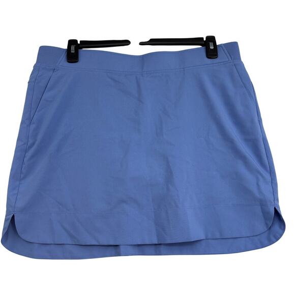 Cypress Club Skort Size XL Blue Pull On Skirt Built In Shorts Lining Stretch - Picture 1 of 9